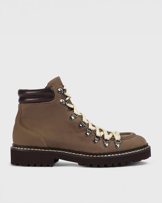 Suede Lace Up Ankle Boot