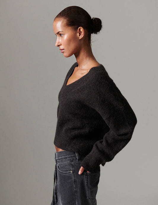 Elezi Cozy Days Sweater - Espresso