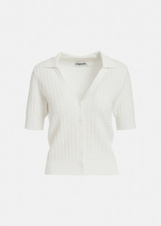 Fabio Knitted V Neck Top