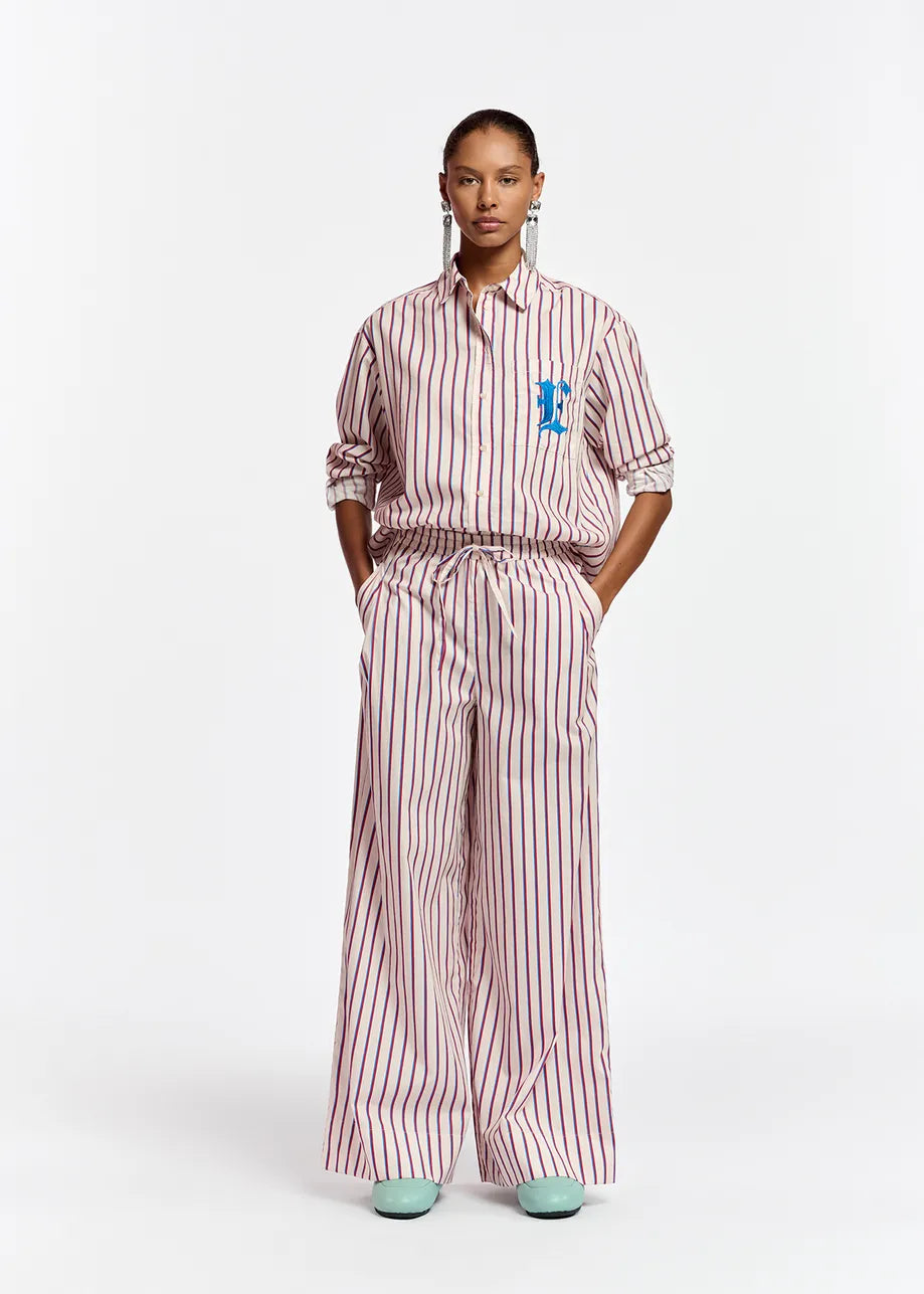 Febbles Striped Wide Leg Pant