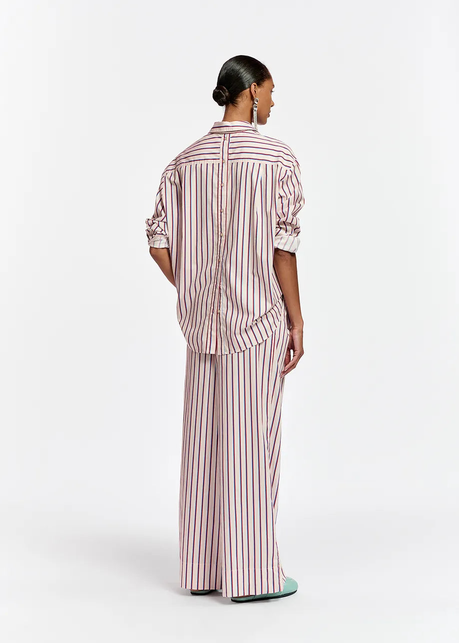 Febbles Striped Wide Leg Pant