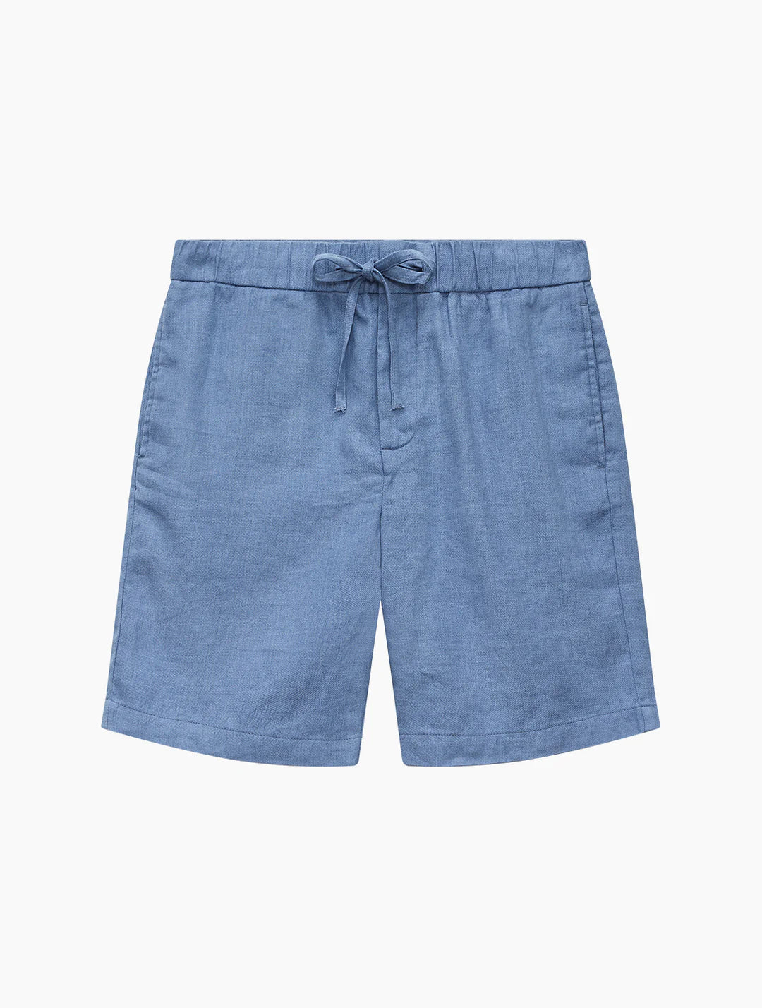 Felipe Slate Blue Linen Shorts