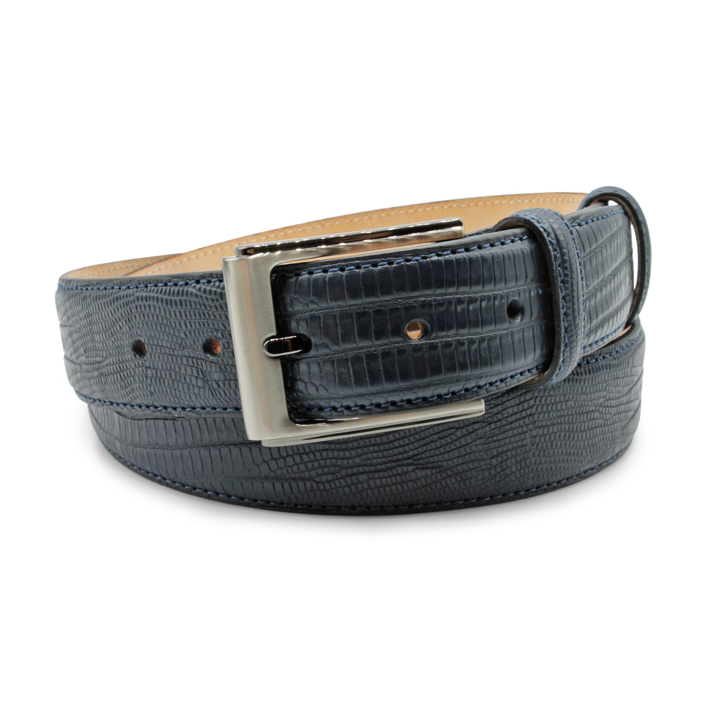 Borg Lizard Print Belt