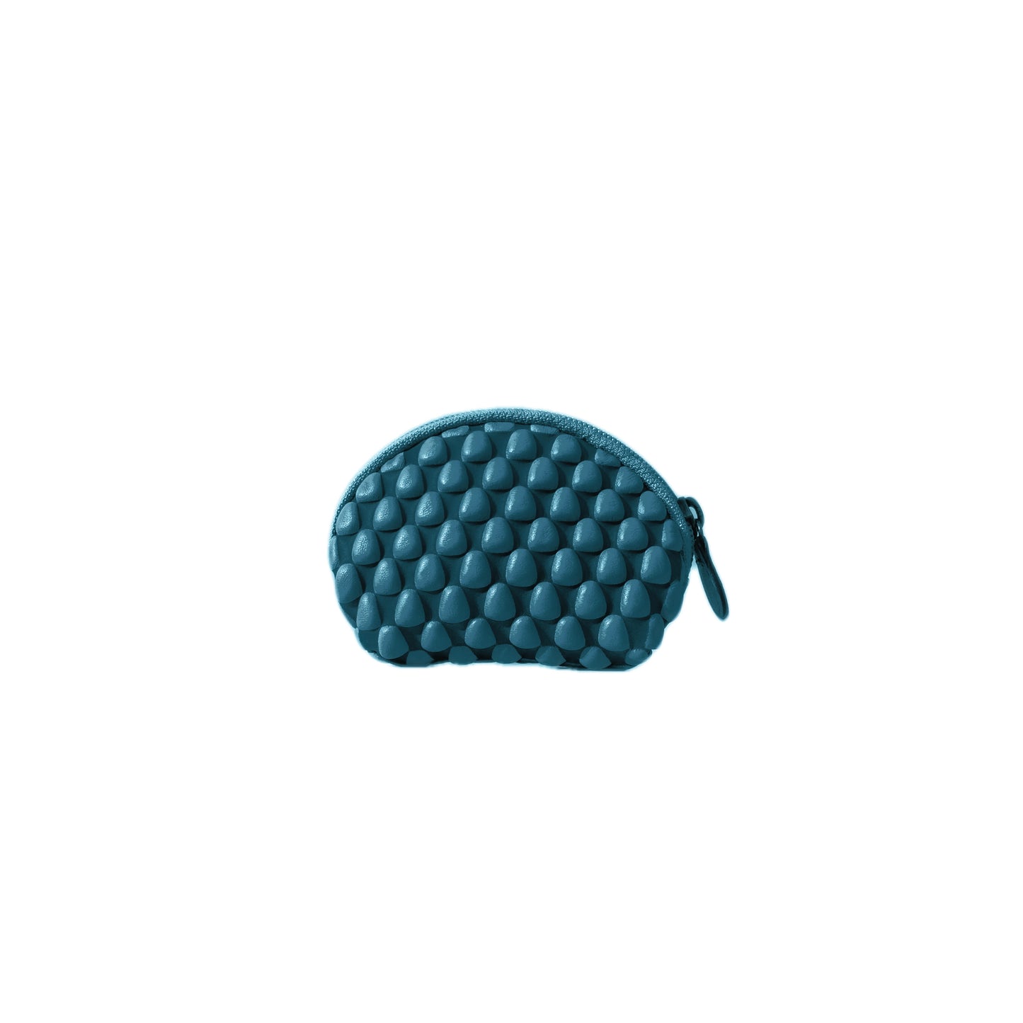 Half Moon Purse Coral Blue