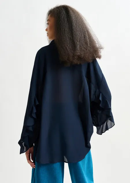 Ifire Ruffle Sleeve Shirt