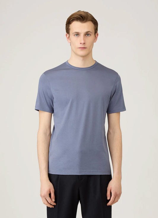 Selvedge Blue Classic Cotton T-Shirt