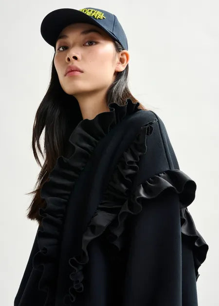 Iwave Black Frill Sweatshirt