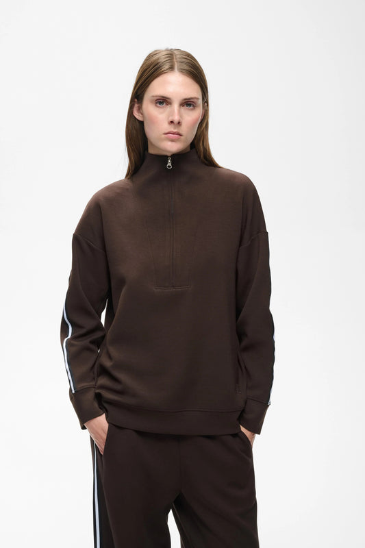 Aggie Vincent Sweatshirt Chocolate Brown
