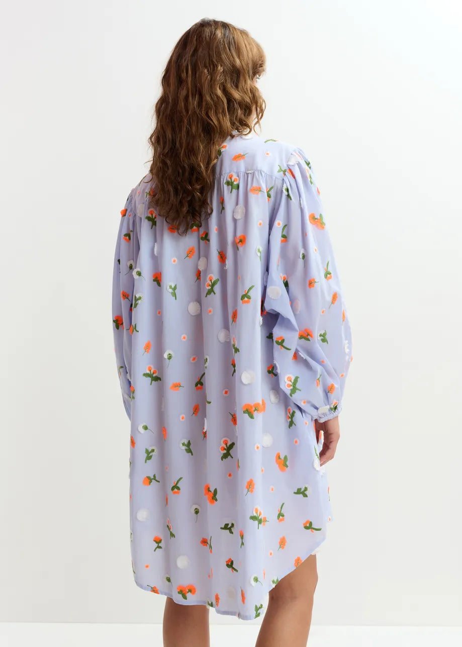 Jalen Embellished Mandarin Dress