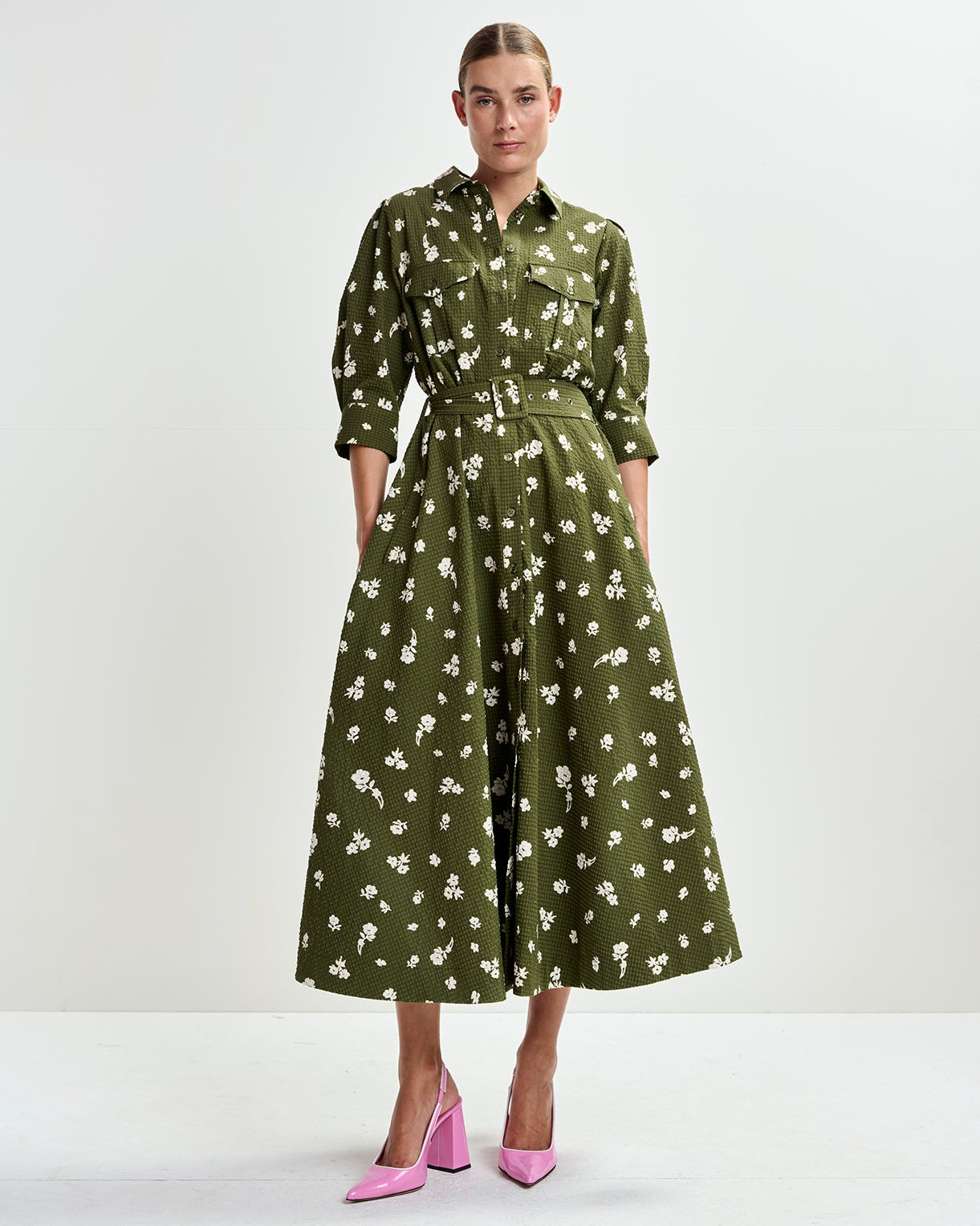 Jizo Shirt Dress