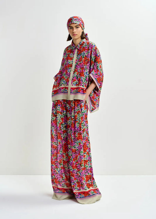 Joek Floral Wide Leg Pants