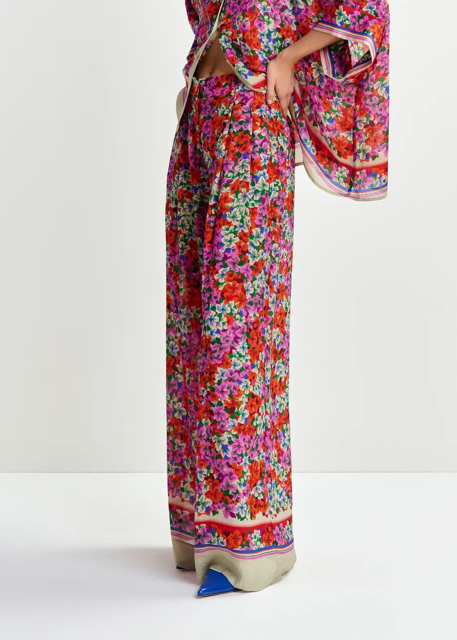Joek Floral Wide Leg Pants