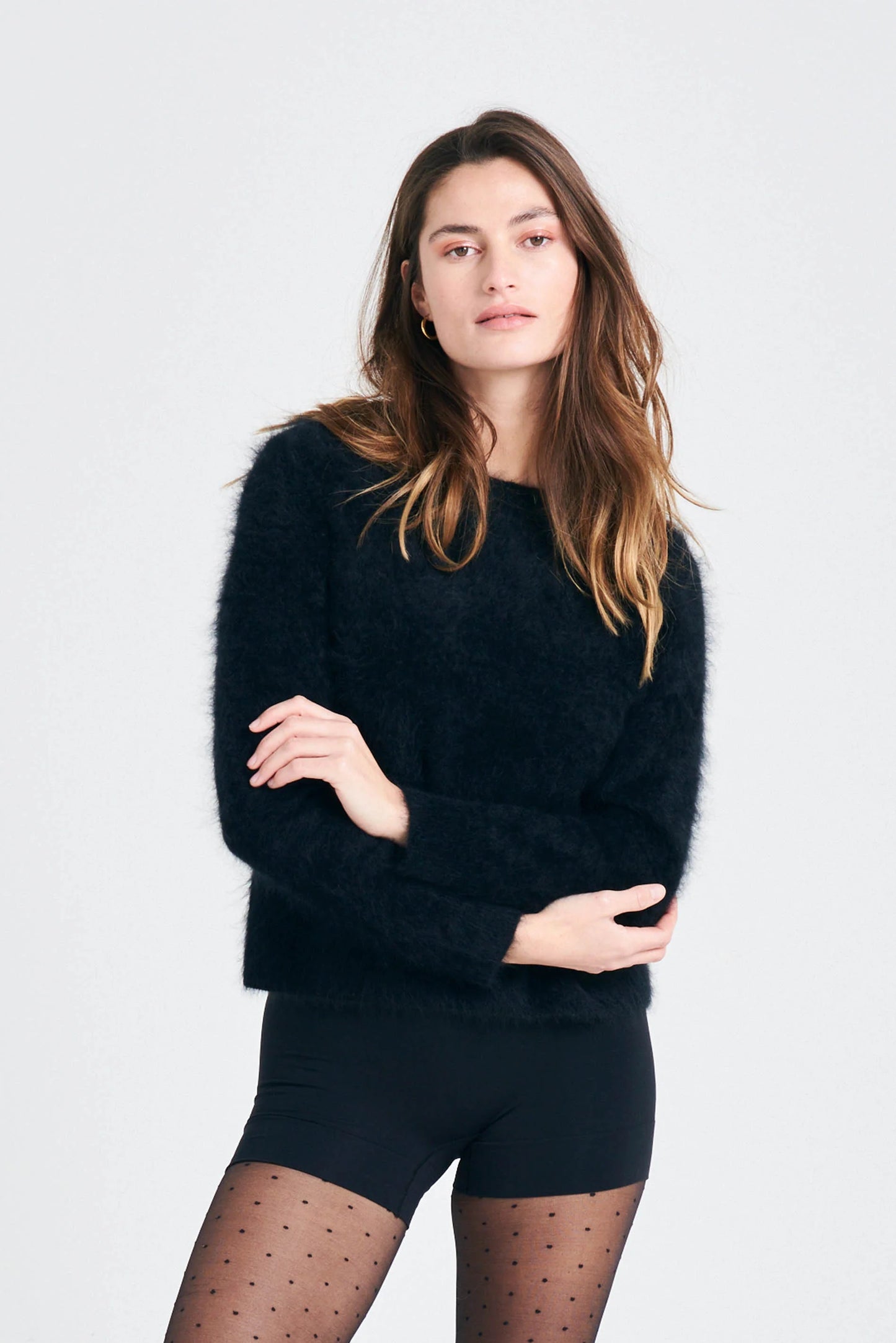 Cashmere Brushed Crew