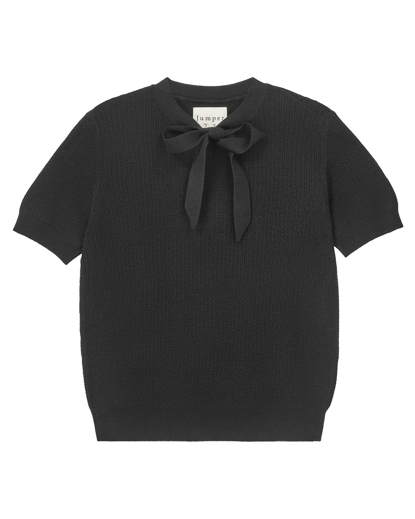 Ribbed Pointelle Tee