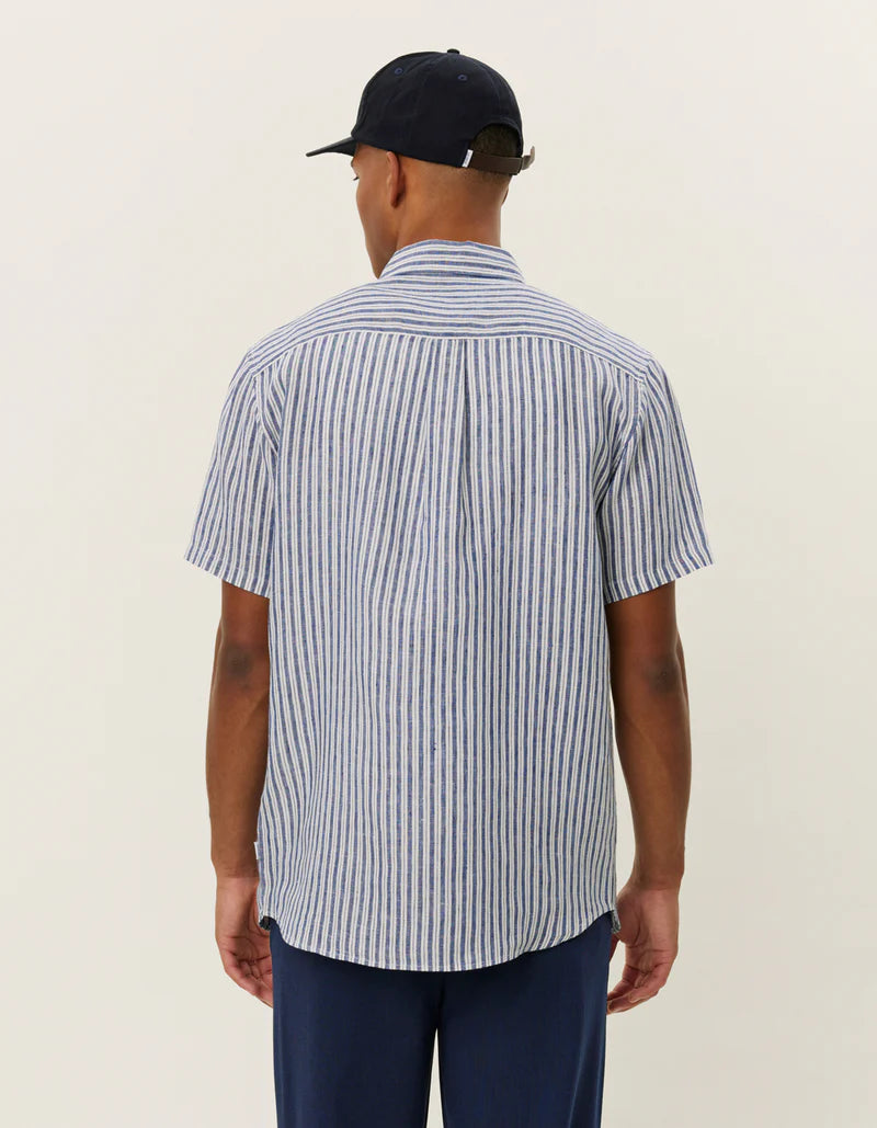 Kris Linen SS Shirt Stripe