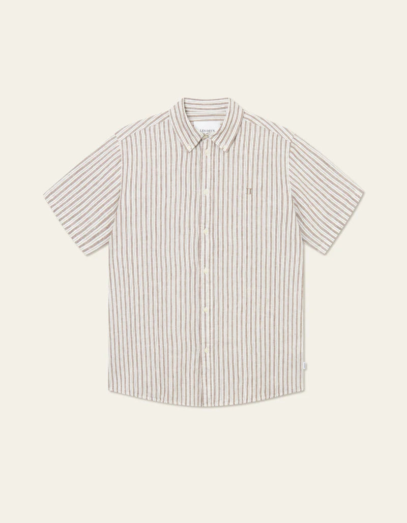 Kris Linen SS Shirt Stripe