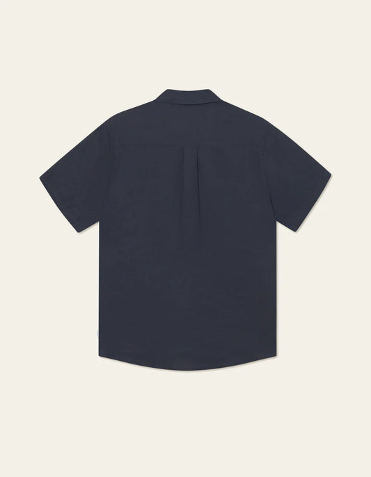 Kris Linen SS Shirt Navy