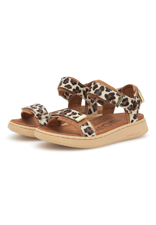 Line Animal Leopard Sandal