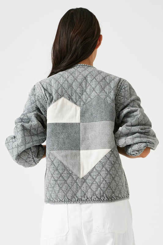 Aria Jacket In Silver Lining