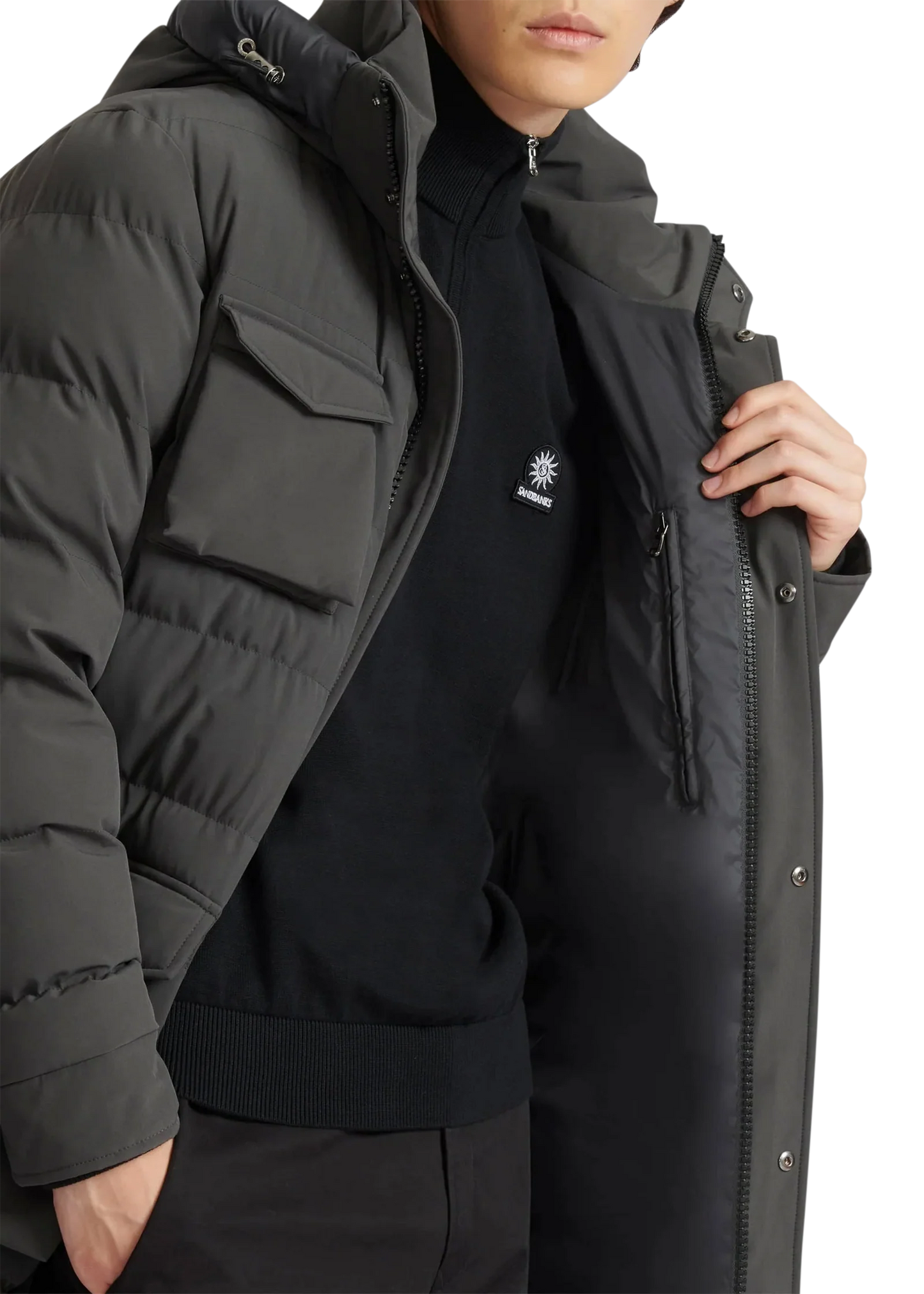 Branksome Long Puffer Jacket
