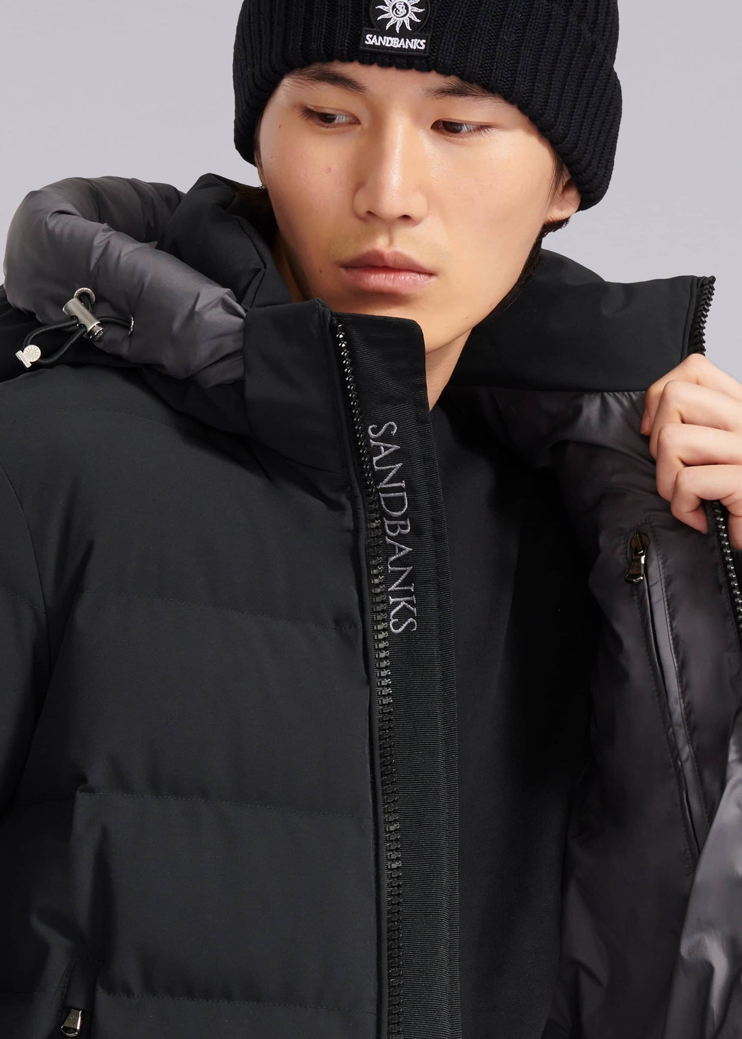 Banks Puffer Jacket Black