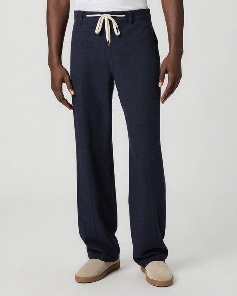 Tiano Linen Pant - Navy