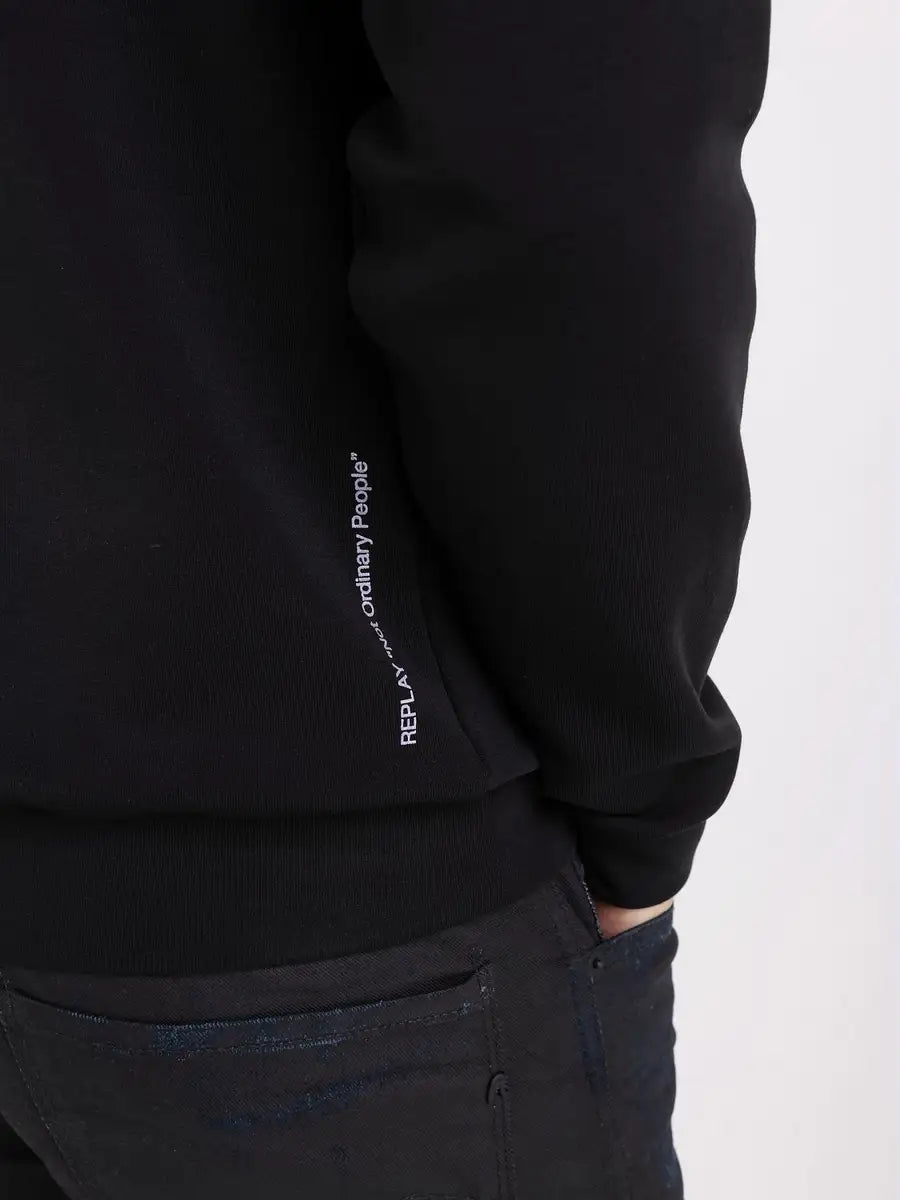 Soft Stretch Sweatshirt With Collar