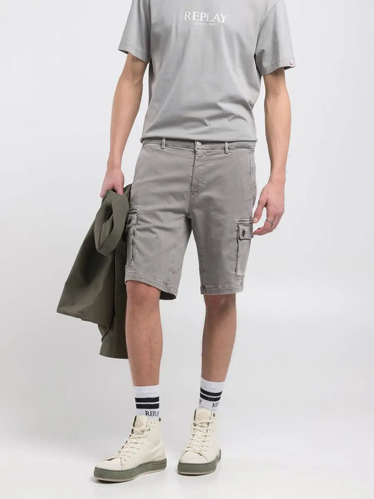 Vannie Cargo Short Dim Grey
