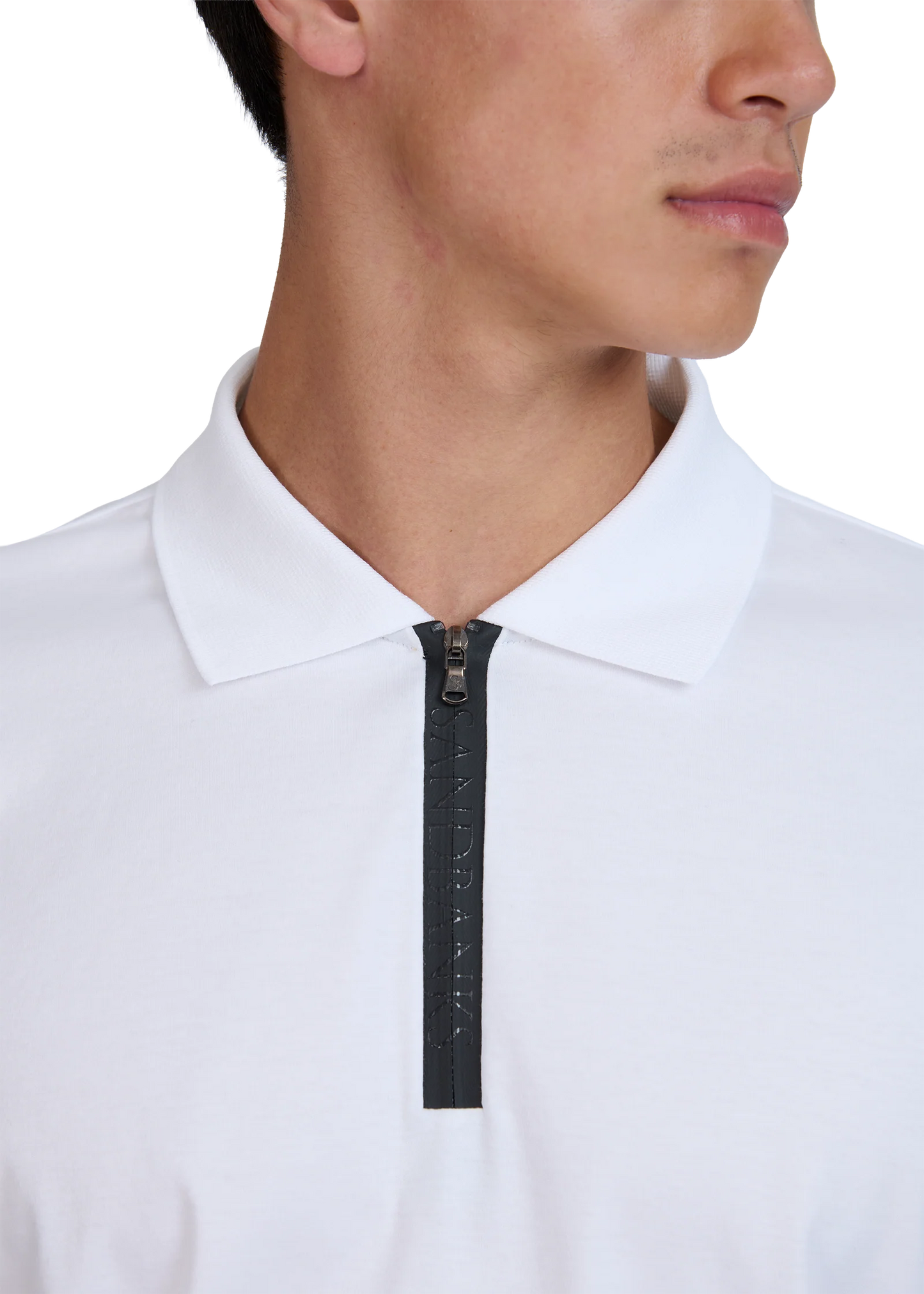 Silicone Zip Polo Shirt