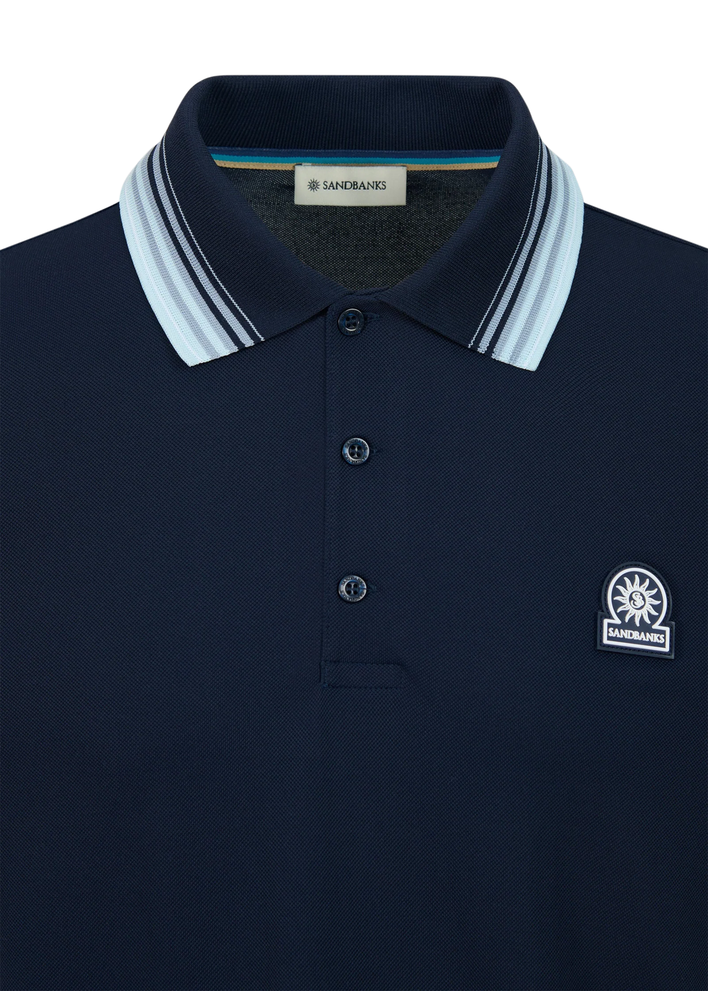Gradient Rib Polo Shirt
