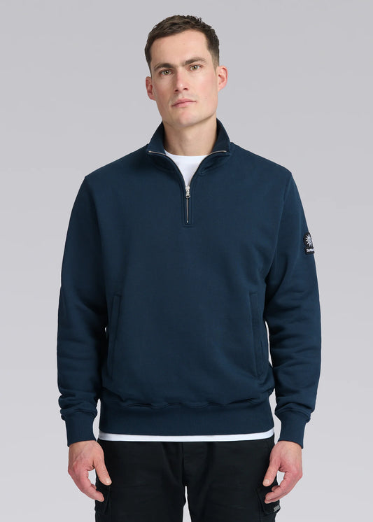 Badge Logo Quarter Zip Sweat