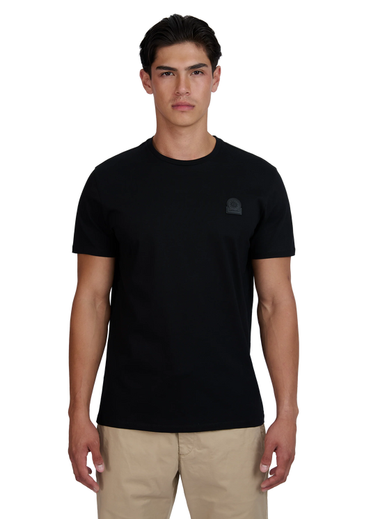 Rubberised Badge T-Shirt Black
