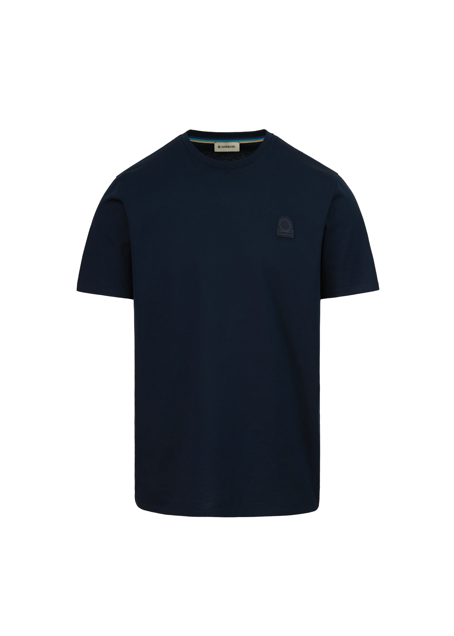 Rubberised Badge T-Shirt Navy