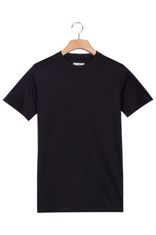 Navy Liquid Crew Tee