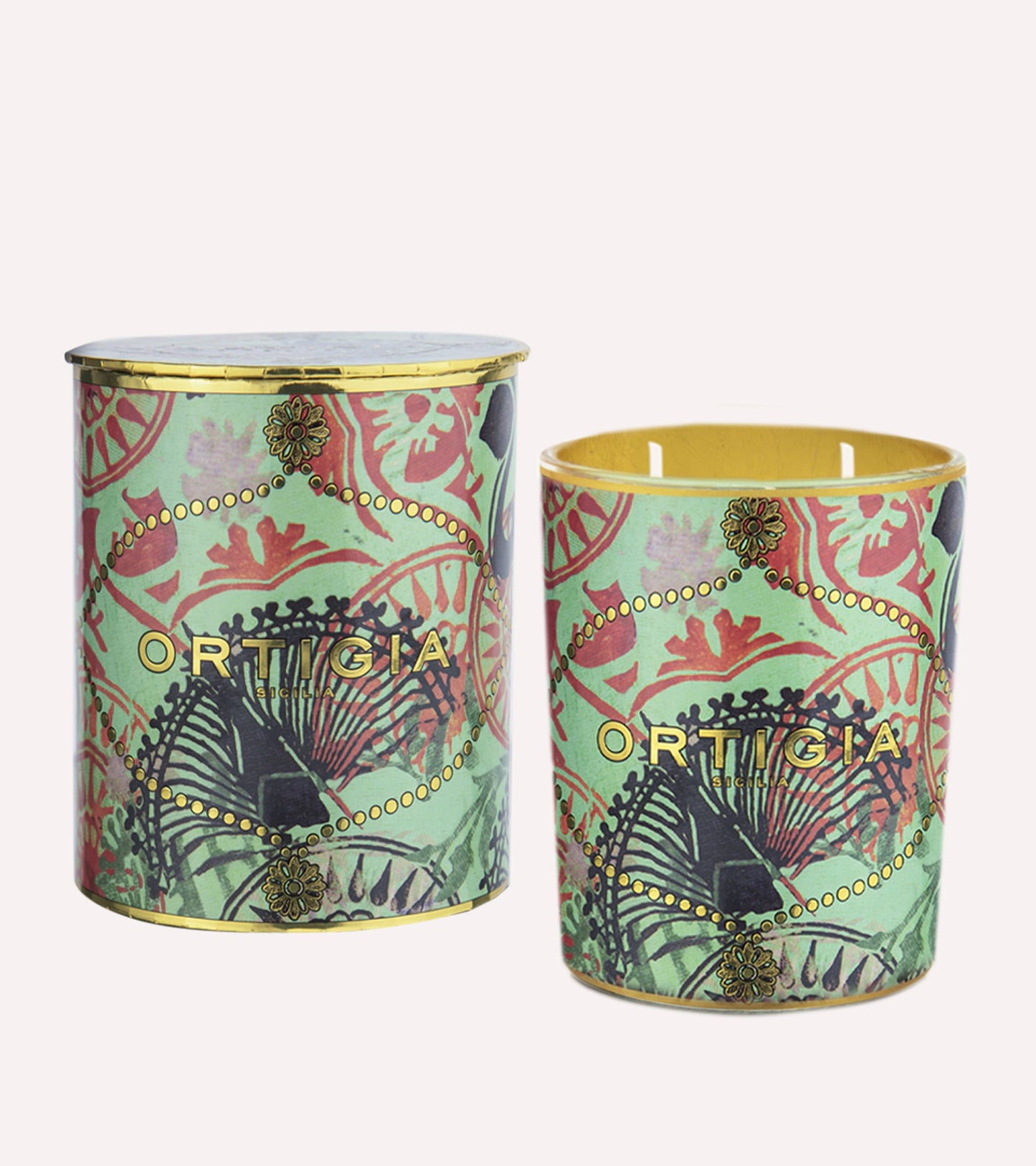 Fico D'India Decorated Candle Medium