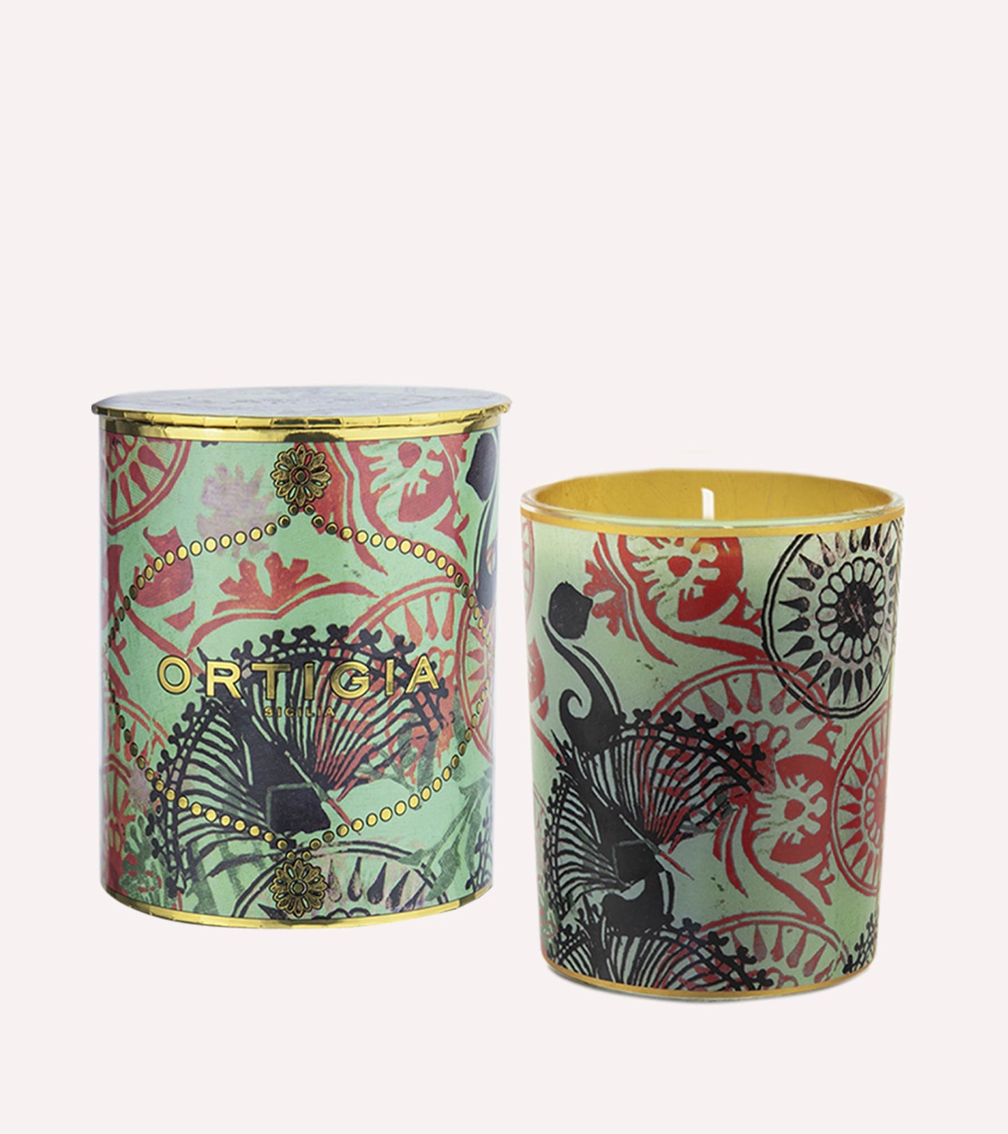 Fico D'India Decorated Candle