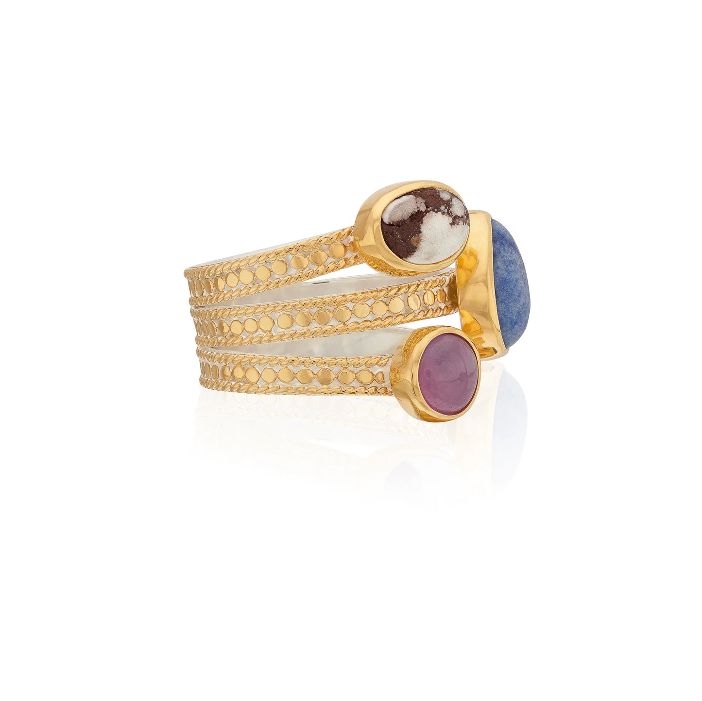 Multi Stone Stack Ring