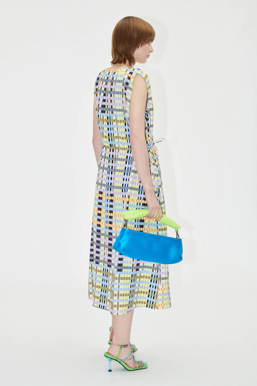Rowena Micro Check Dress