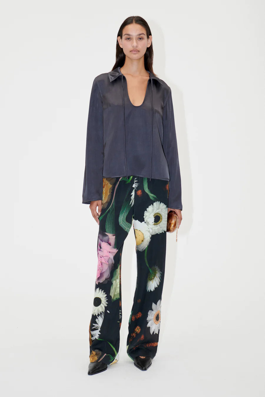 SgFato Floral Print Pants