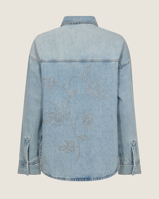 Emm Flower Denim Shirt
