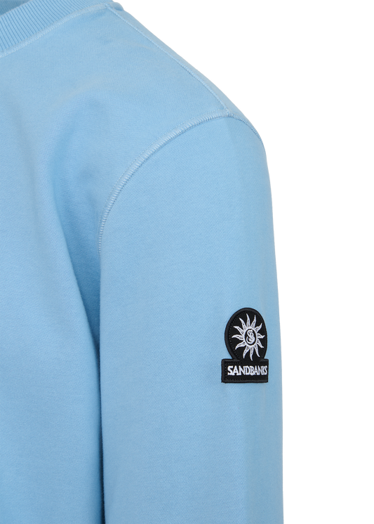 Badge Logo Sweatshirt - Dusty Blue