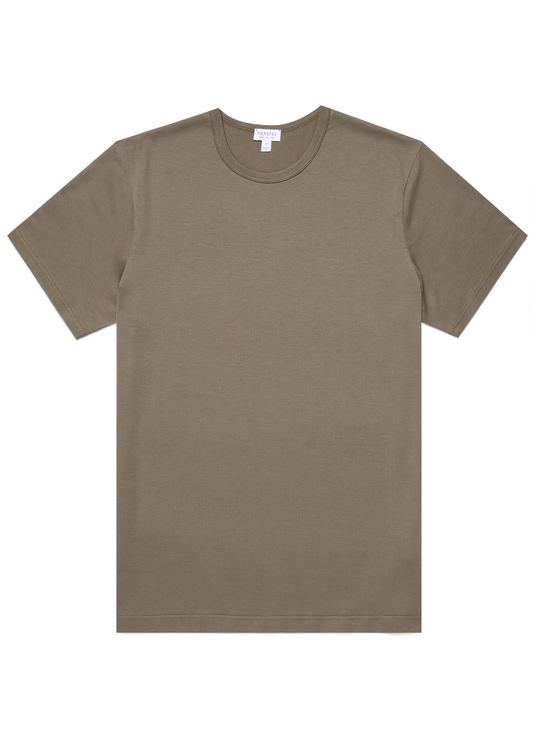 Khaki Classic Cotton T-Shirt