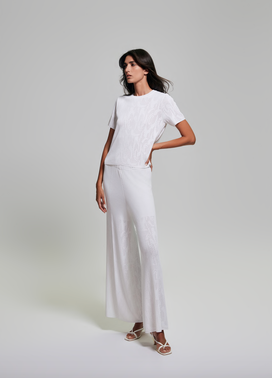 White Detailed T-Shirt