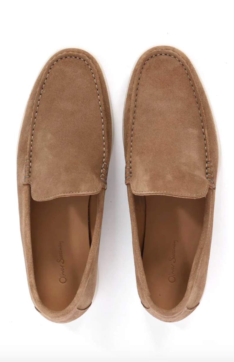 Alicante Taupe Suede Loafer