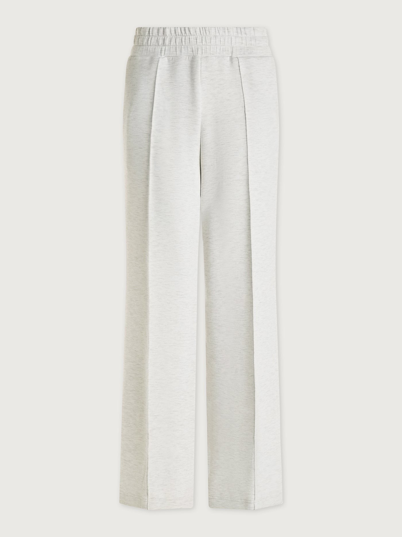 Wide-Leg Pant 30" – Ivory Marl