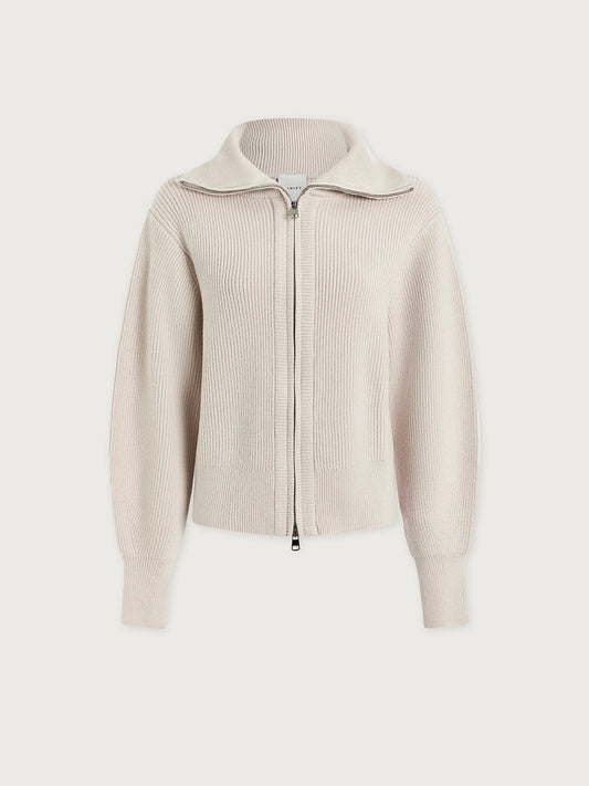 Enrico Knit Jacket - Silver Birch