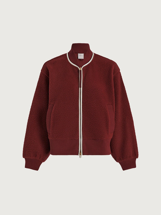 Hansley Fleece Jacket – New Maroon