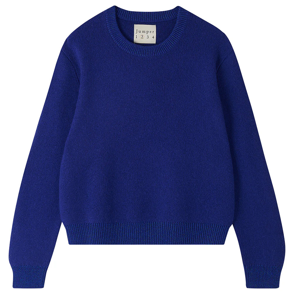 Cashmere Contrast Lurex Ribbed