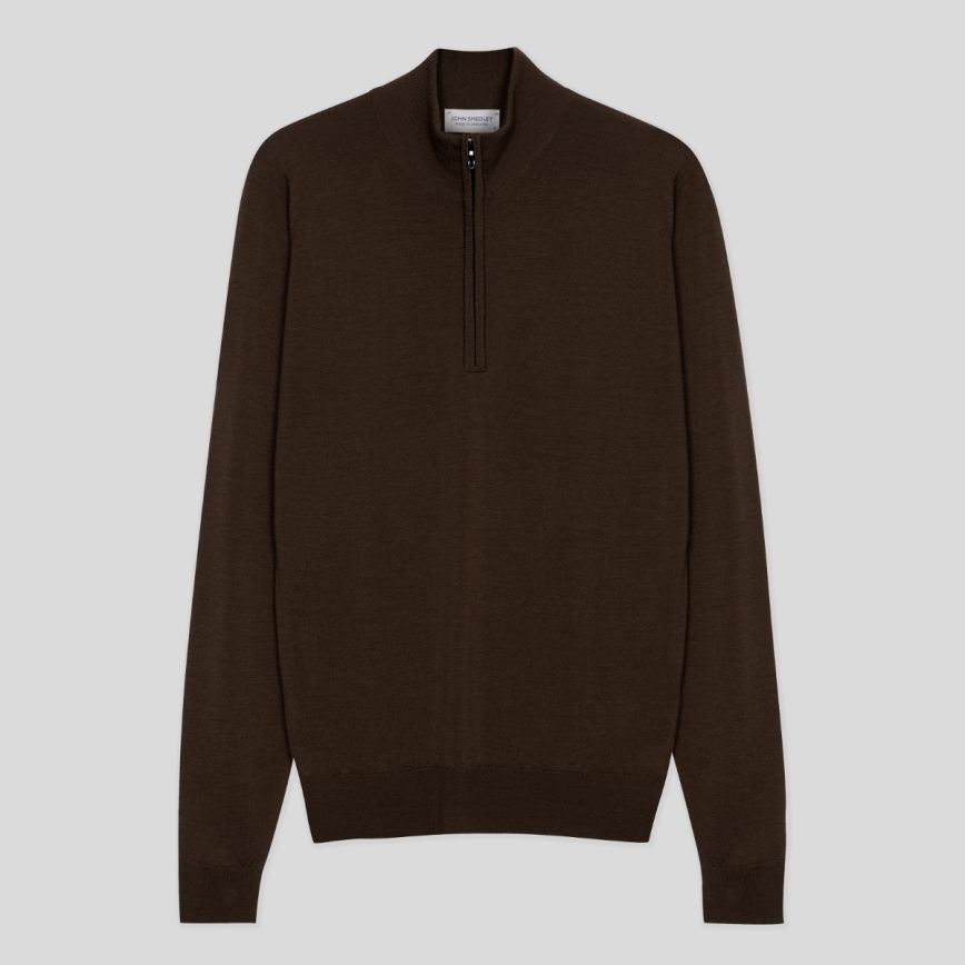 Barrow Merino Zip Pullover