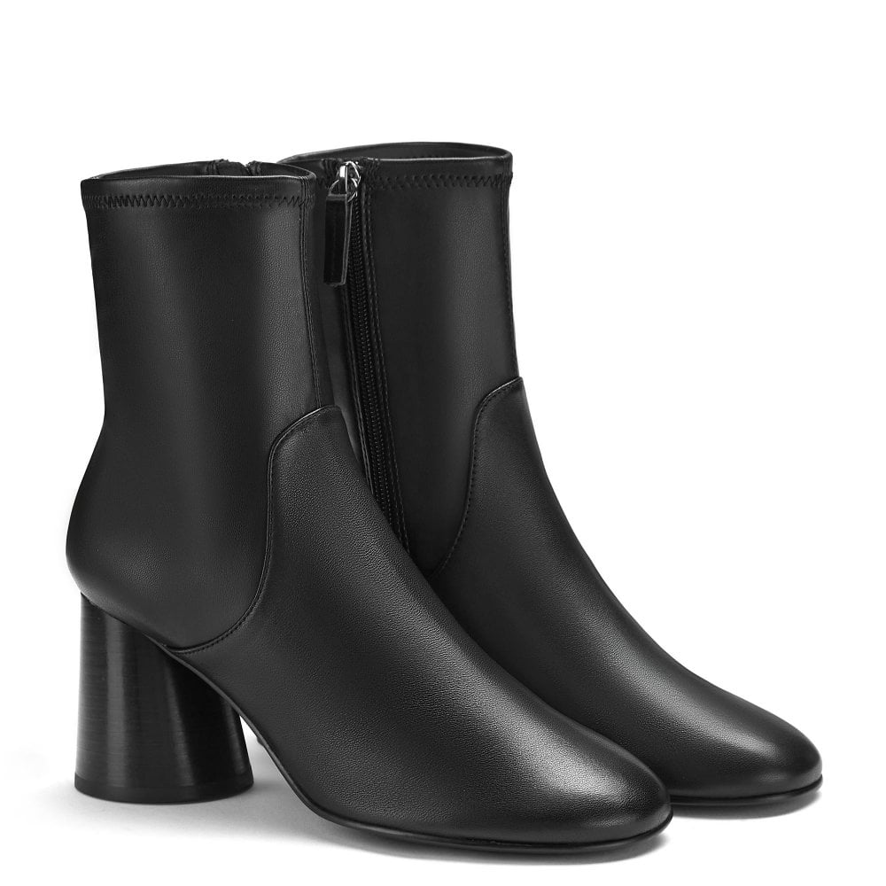 Clash Leather Heeled Boots